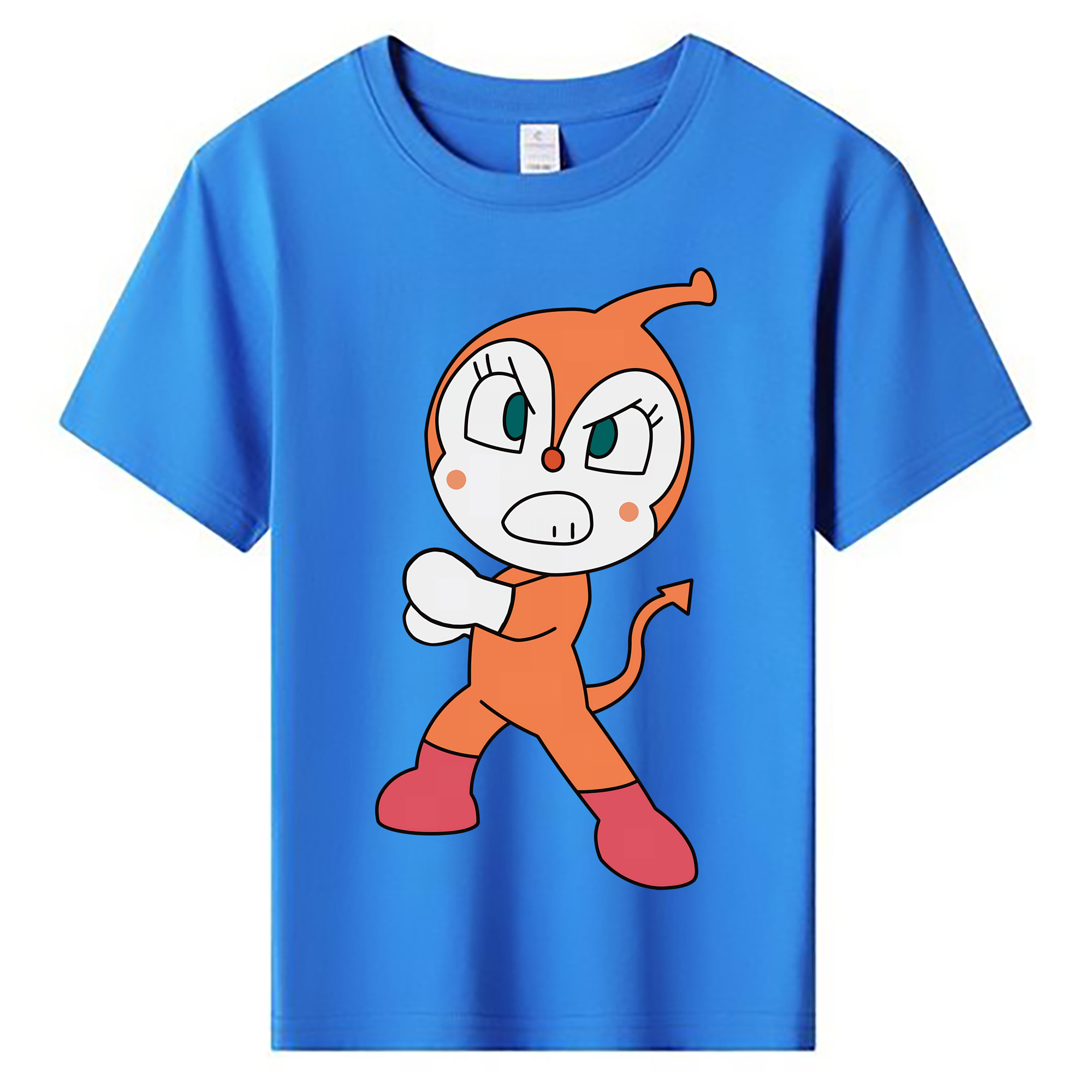 （画像用） アンパンマン Anpanman 綿100％キッズTシャツ（フロントプリント）